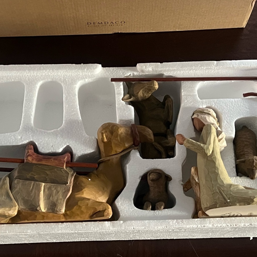 Demdaco Nativity Set with Camel and Shepherd